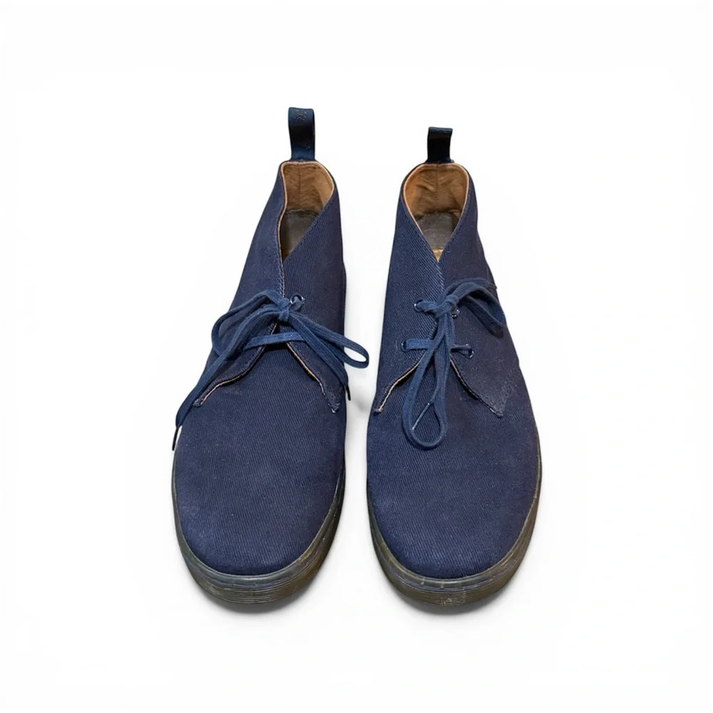 Dr. Martens Navy Mayport Twill Canvas Boot - Size 10
